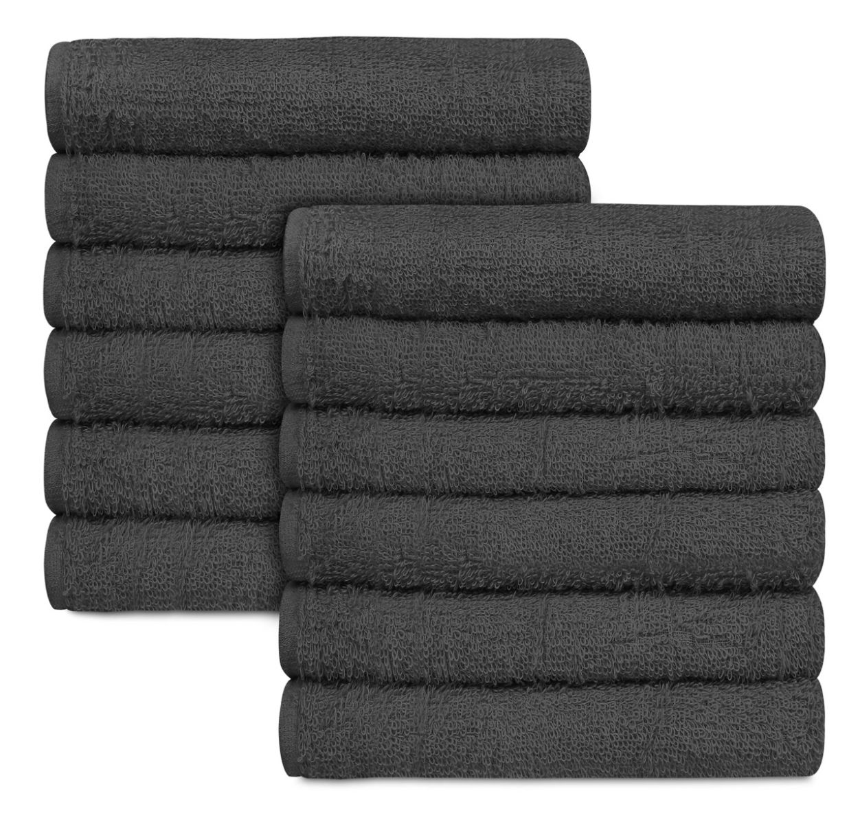 Pedicure Towel Charcoal Grey (Pack of 12)